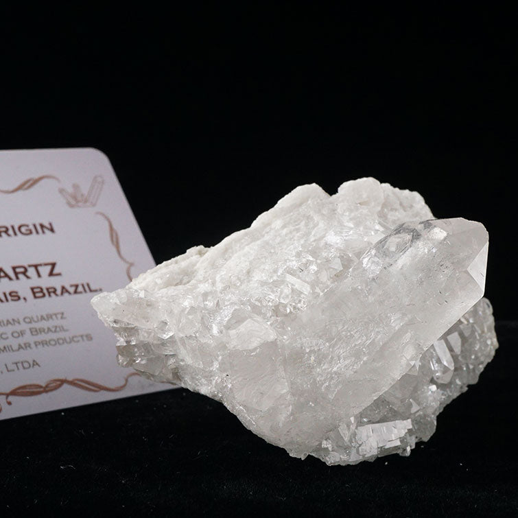 レムリアンシード 水晶 クラスター 原石 ブラジル ミナスジェライス州 コリント産 証明書付属 一点物 272-216