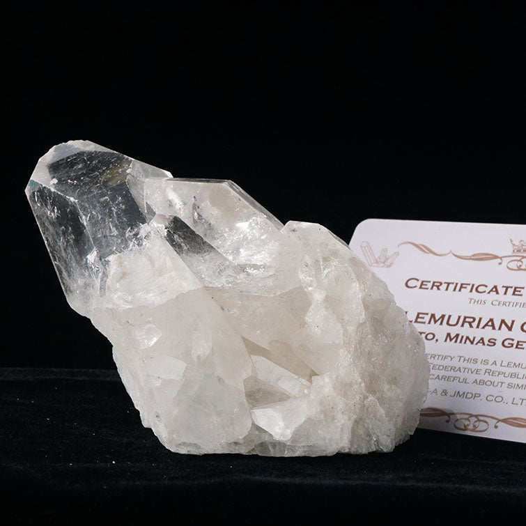 レムリアンシード 水晶 クラスター 原石 ブラジル ミナスジェライス州 コリント産 証明書付属 一点物 272-231