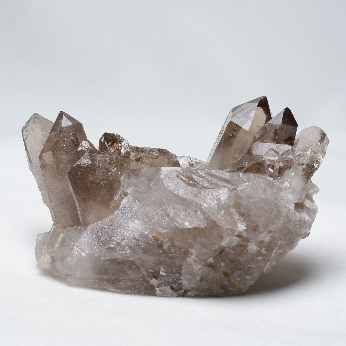 スモーキークォーツ クラスター ブラジル産 モリオン 黒水晶 原石 一点物 272-295
