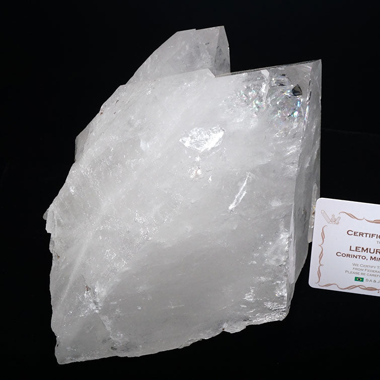 3.7Kg レムリアンシード 水晶 クラスター 虹入り ブラジル ミナスジェライス州 コリント産 証明書付属 一点物 282-277