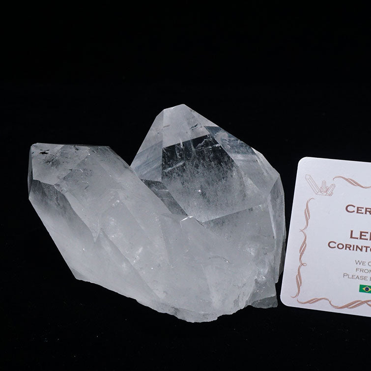 レムリアンシード 水晶 クラスター ブラジル ミナスジェライス州 コリント産 証明書付属 一点物 282-318