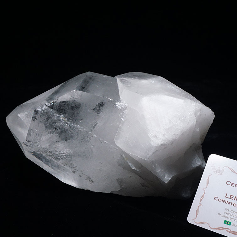 1.8Kg レムリアンシード 水晶 クラスター ブラジル ミナスジェライス州 コリント産 証明書付属 一点物 282-327
