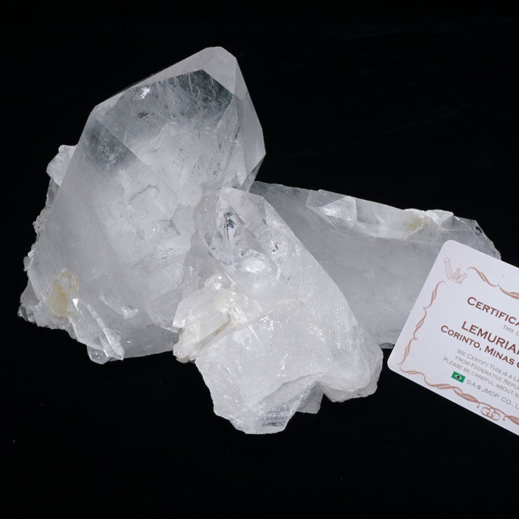 1.6Kg レムリアンシード 水晶 クラスター ブラジル ミナスジェライス州 コリント産 証明書付属 一点物 282-329