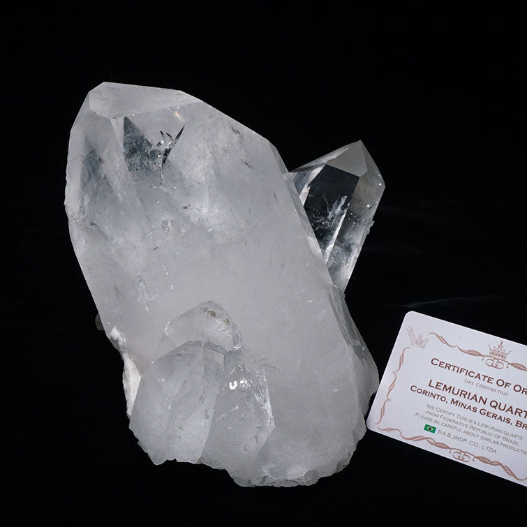 2.5Kg レムリアンシード 水晶 クラスター ブラジル ミナスジェライス州 コリント産 証明書付属 一点物 282-331