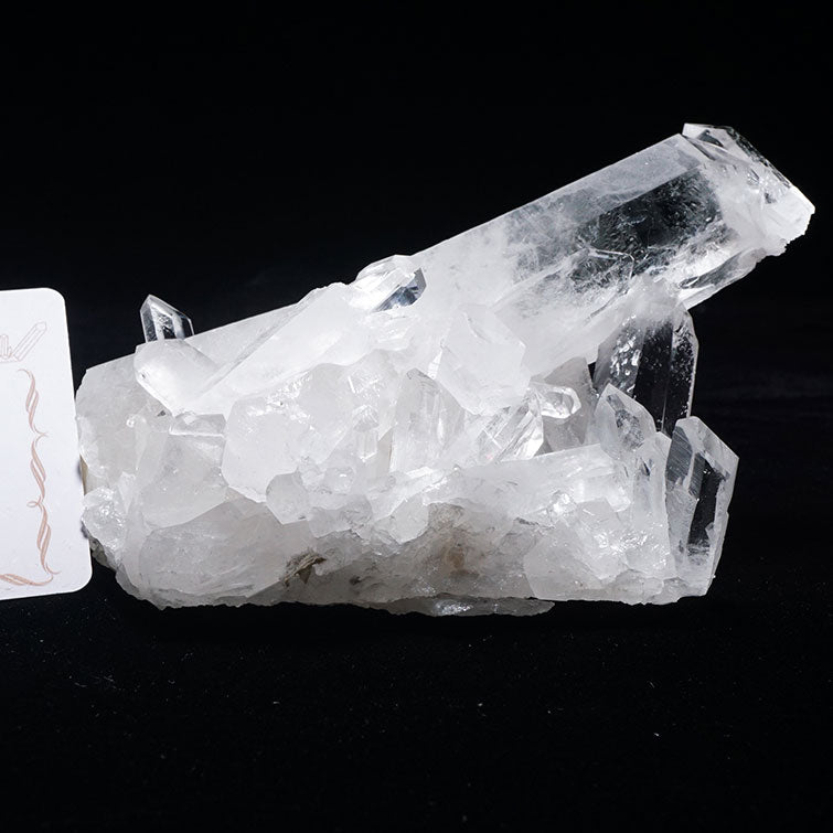 レムリアンシード 水晶 クラスター ブラジル ミナスジェライス州 コリント産 証明書付属 一点物 282-354