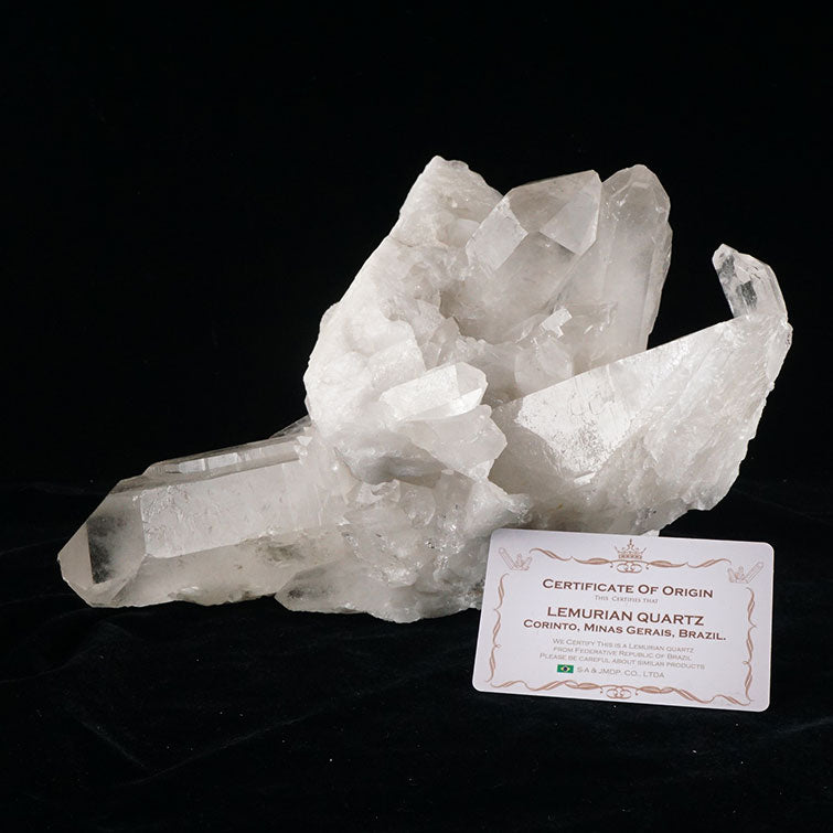 4.5Kg レムリアンシード 水晶 クラスター 原石 ブラジル ミナスジェライス州 コリント産 証明書付属 一点物 282-441