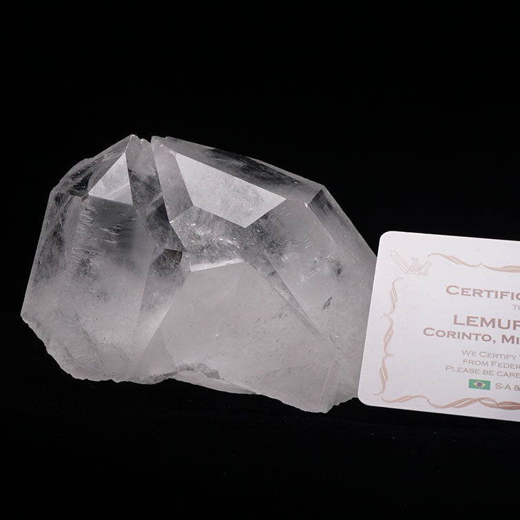 レムリアンシード 水晶 クラスター ブラジル ミナスジェライス州 コリント産 証明書付属 一点物 282-474