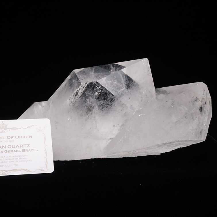 1.7Kg レムリアンシード 水晶 クラスター ブラジル ミナスジェライス州 コリント産 証明書付属 一点物 282-476