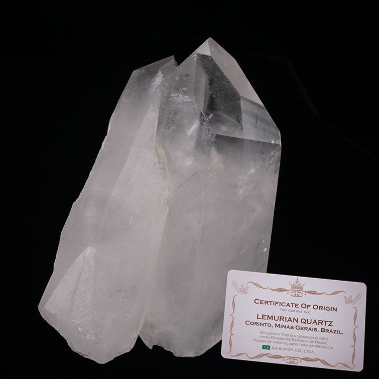 2.9Kg レムリアンシード 水晶 クラスター ブラジル ミナスジェライス州 コリント産 証明書付属 一点物 282-479