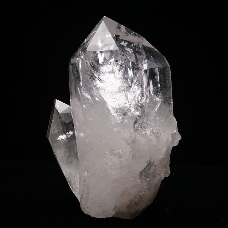 水晶 クラスター 虹入り アーカンソー産 原石 一点物 282-482