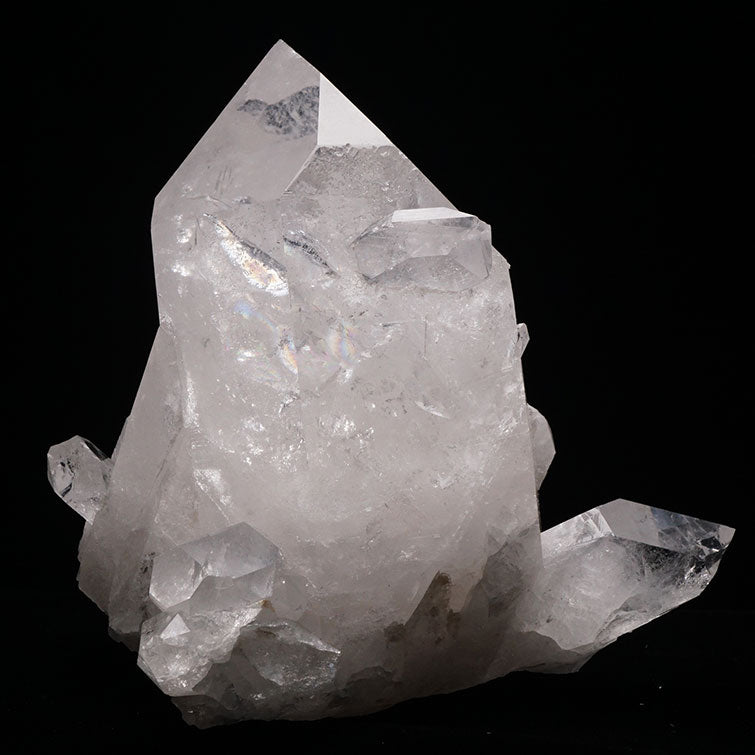 1.3Kg 水晶 クラスター 虹入り アーカンソー産 原石 一点物 282-485