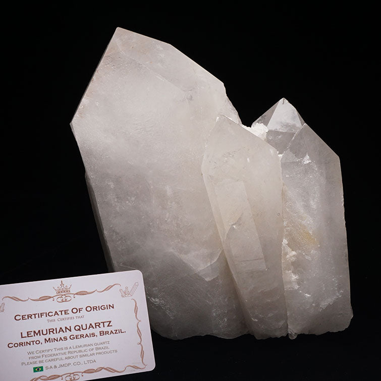 3.1Kg レムリアンシード 水晶 クラスター ブラジル ミナスジェライス州 コリント産 証明書付属 一点物 282-501