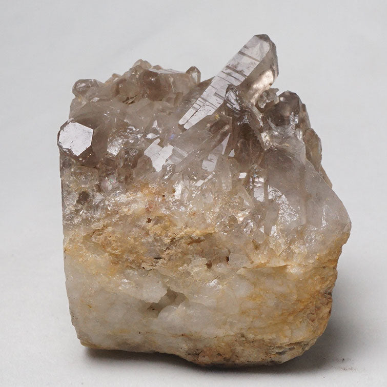スモーキークォーツ クラスター 煙水晶 原石 モリオン 黒水晶 ブラジル産 一点物 282-519