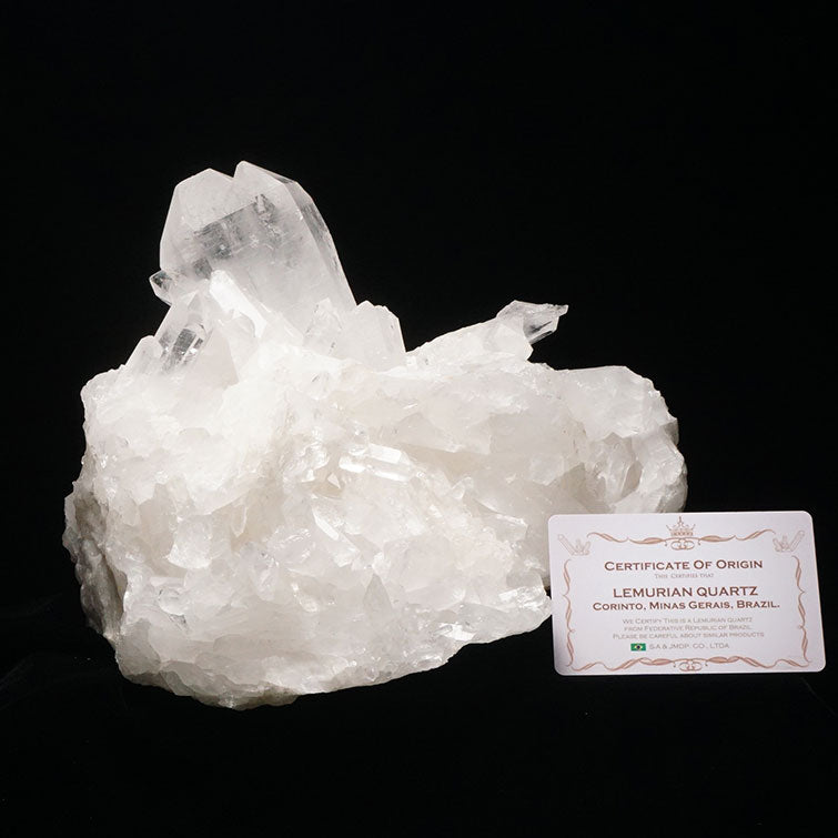4.4Kg レムリアンシード 水晶 クラスター ブラジル ミナスジェライス州 コリント産 証明書付属 一点物 282-543