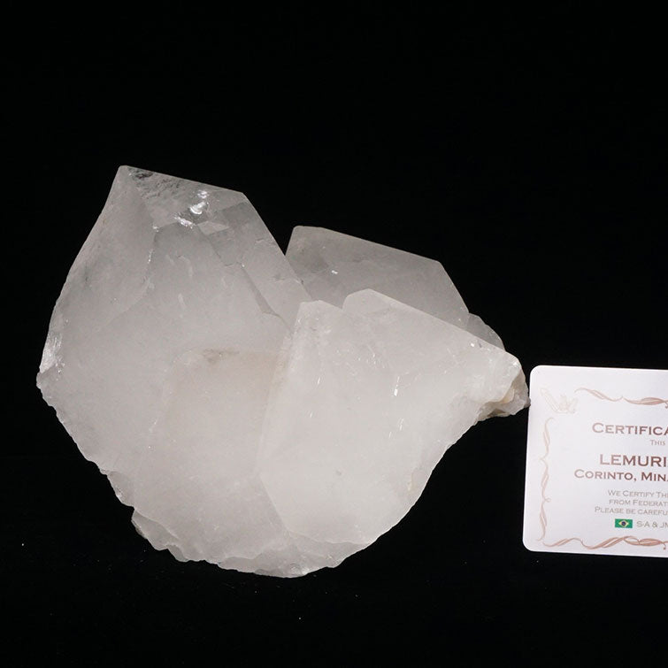 1.5Kg レムリアンシード 水晶 クラスター ブラジル ミナスジェライス州 コリント産 証明書付属 一点物 282-564
