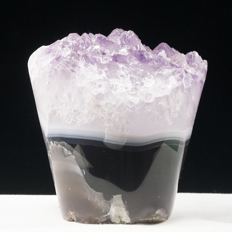 フラワーアメジストクラスター ウルグアイ産 花型 amethyst 原石 一点