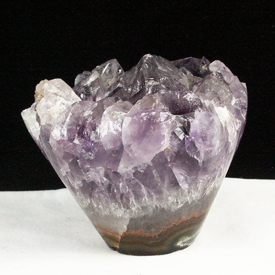 アメジストクラスター 原石 ウルグアイ産 花型 フラワー amethyst 一点物 送料無料 282-653