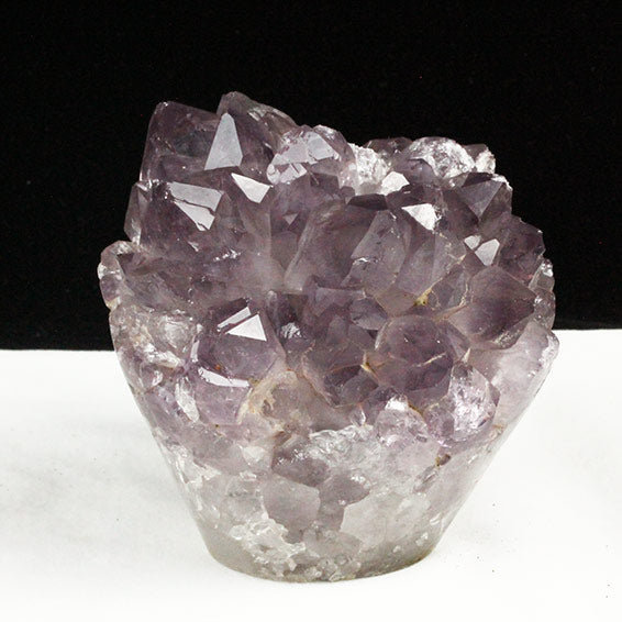 アメジストクラスター 原石 ウルグアイ産 花型 フラワー amethyst 一点物 送料無料 282-661