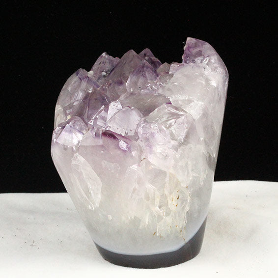 アメジストクラスター 原石 ウルグアイ産 花型 フラワー amethyst 一点物 282-670