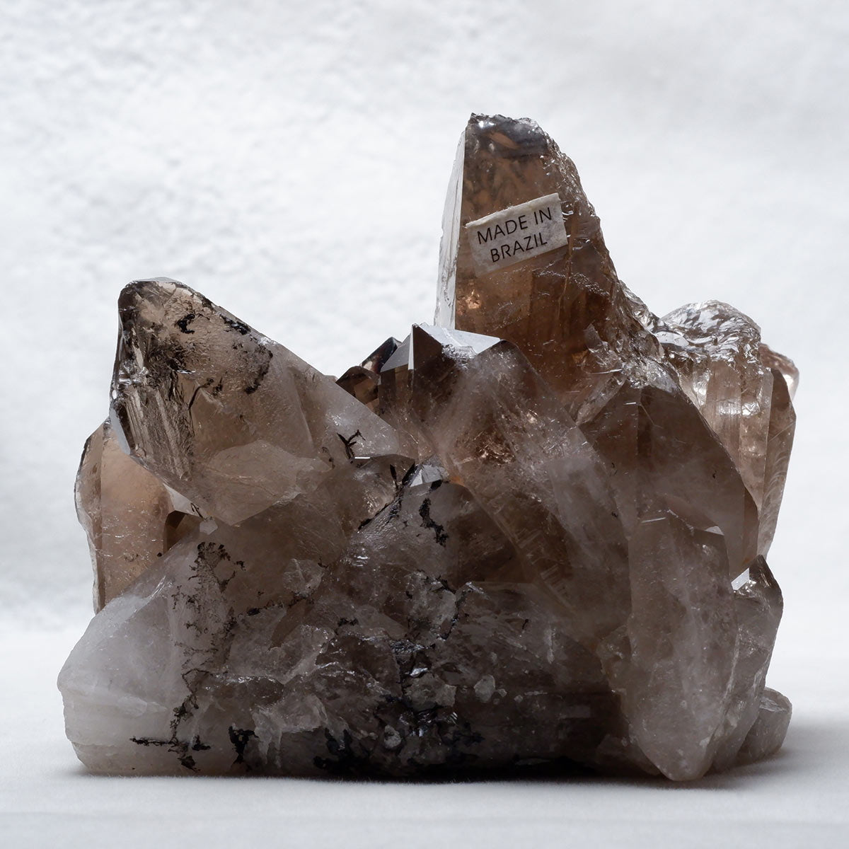 モリオン原石 スモーキークォーツ 黒水晶 クラスター 2kg スモーキー