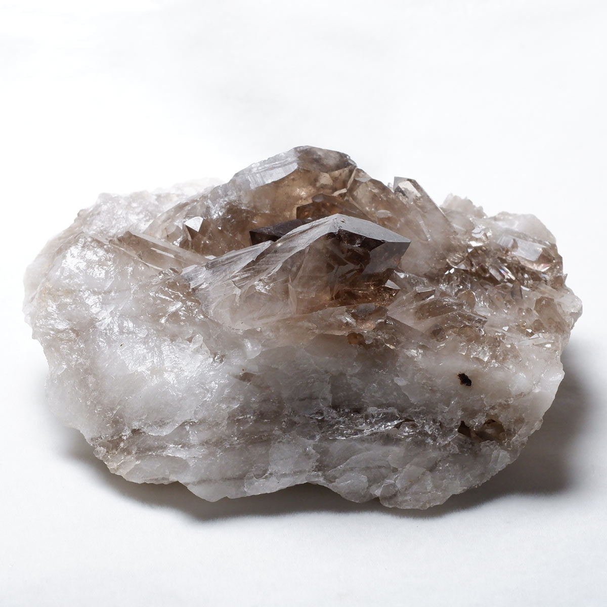 スモーキークォーツ クラスター ブラジル産 モリオン 黒水晶 原石 一点