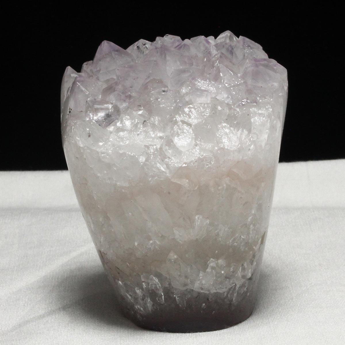 アメジストクラスター 原石 ウルグアイ産 花型 フラワー amethyst 一点