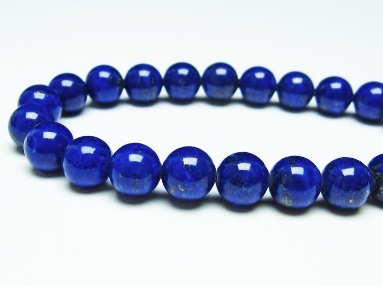 ラピスラズリ ブレスレット 8mm 一点物 111-31073