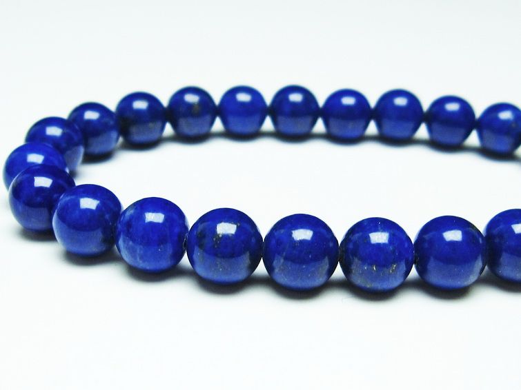 ラピスラズリ ブレスレット 8mm 一点物 111-31077