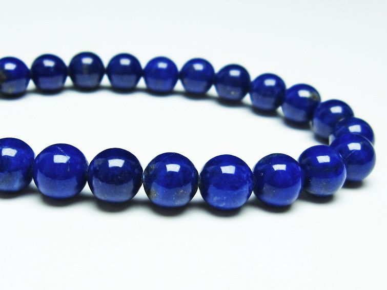 ラピスラズリ ブレスレット 8mm 一点物 111-31085