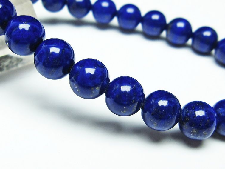 ラピスラズリ ブレスレット 8mm 一点物 111-31087