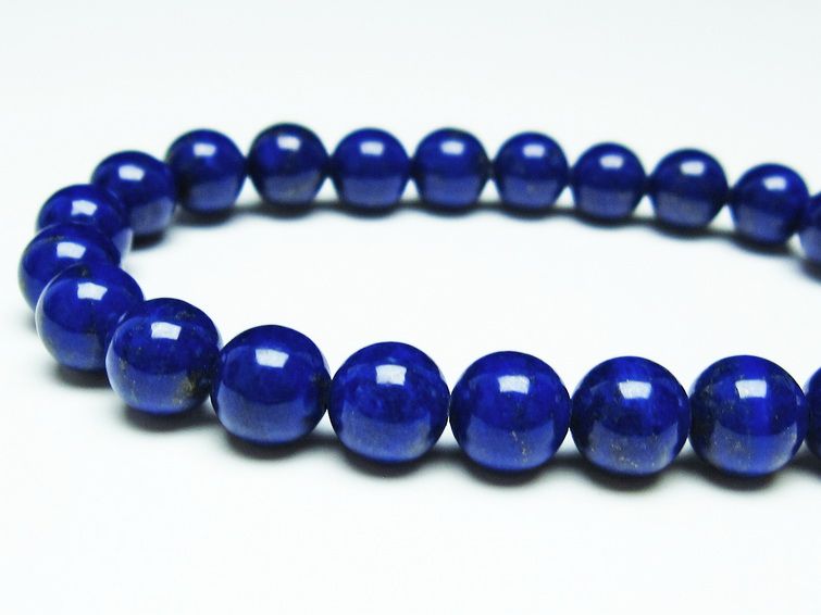 ラピスラズリ ブレスレット 8mm 一点物 111-31087