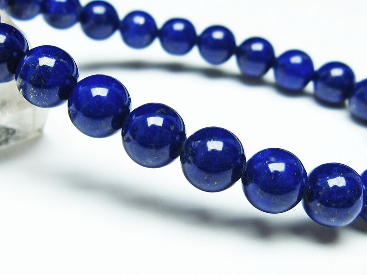 ラピスラズリ ブレスレット 8mm 一点物 111-31089