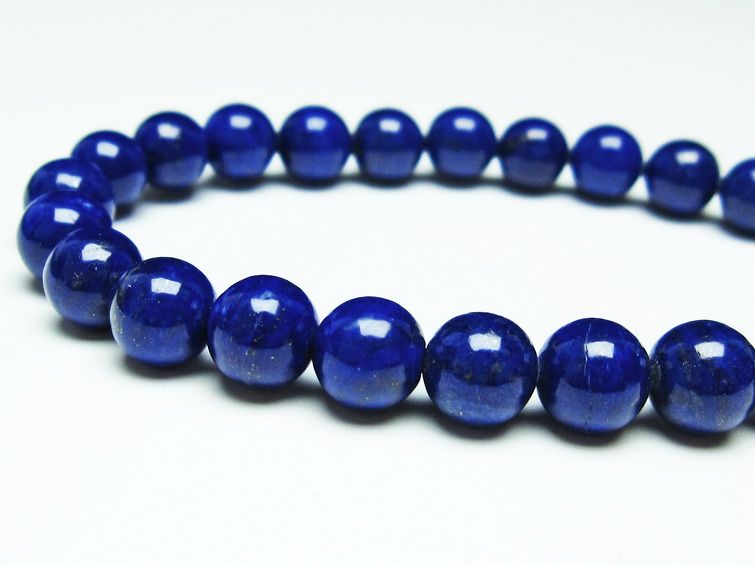 ラピスラズリ ブレスレット 8mm 一点物 111-31095