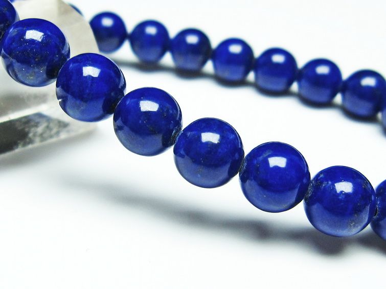 ラピスラズリ ブレスレット 8mm 一点物 111-31097