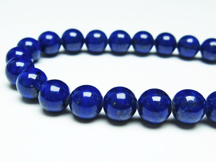 ラピスラズリ ブレスレット 8mm 一点物 111-31097
