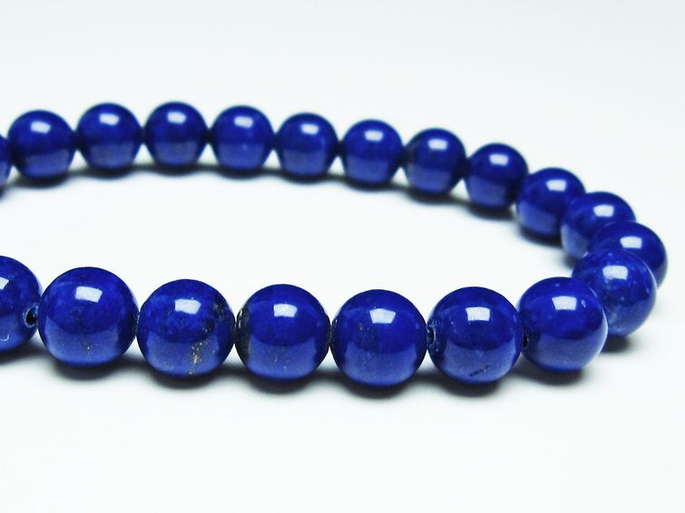 ラピスラズリ ブレスレット 8mm 一点物 111-31101