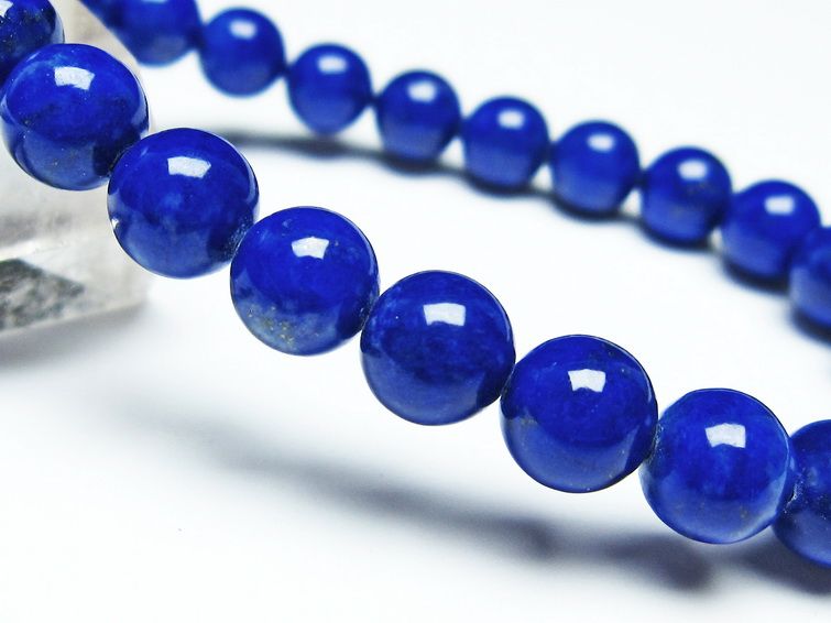 ラピスラズリ ブレスレット 8mm 一点物 111-31106
