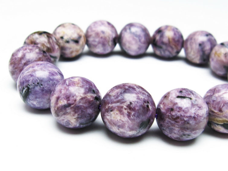 チャロアイト ブレスレット 15mm 一点物 111-32084