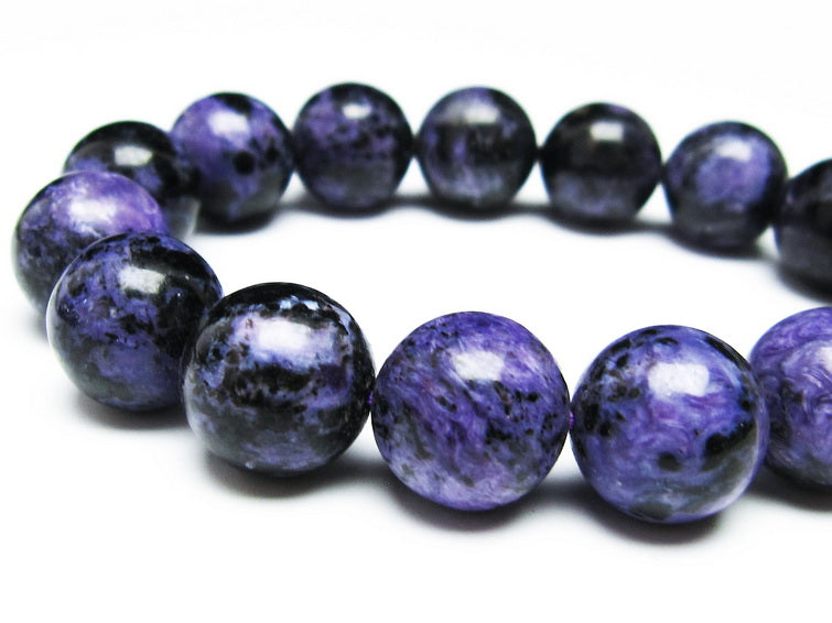 チャロアイト ブレスレット 14mm 一点物 111-32091