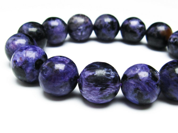 チャロアイト ブレスレット 15mm 一点物 111-32098