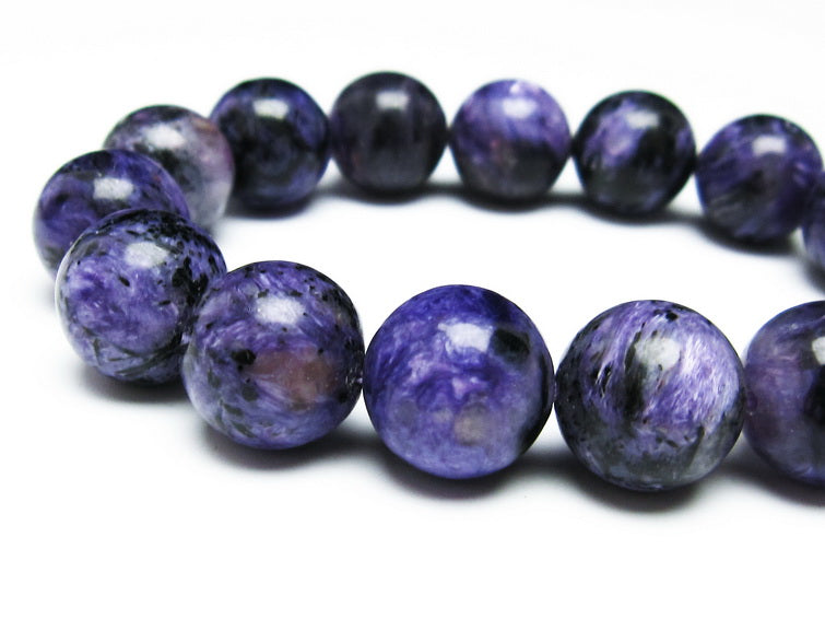 チャロアイト ブレスレット 15mm 一点物 111-32106