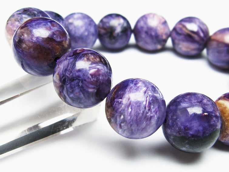 チャロアイト ブレスレット 15mm 一点物 111-32112