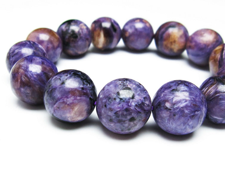 チャロアイト ブレスレット 15mm 一点物 111-32112