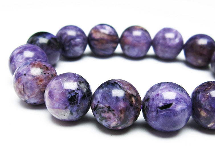 チャロアイト ブレスレット 14mm 一点物 111-32114