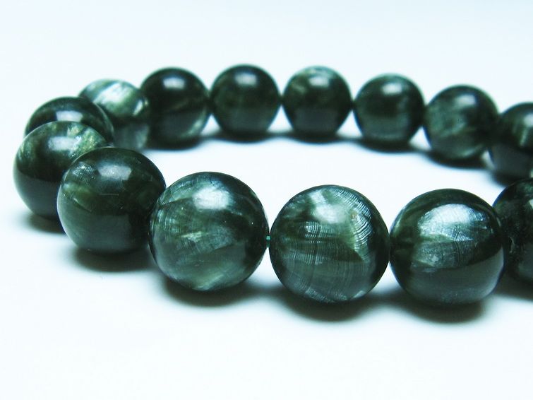 セラフィナイト ブレスレット 13mm 一点物 111-35873