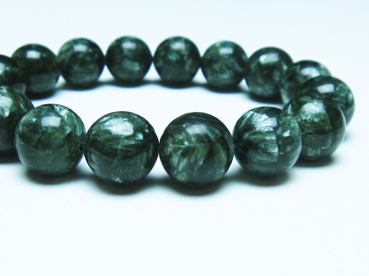 セラフィナイト ブレスレット 13mm 一点物 111-35883