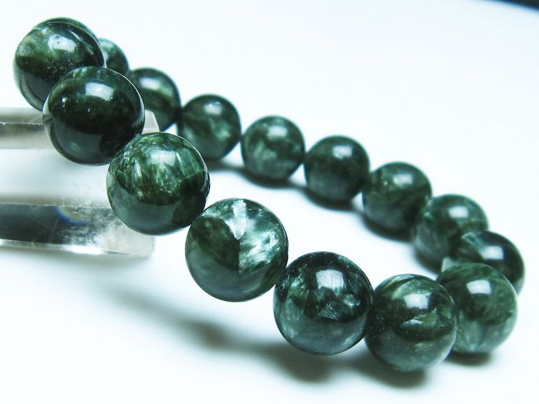 セラフィナイト ブレスレット 12mm 一点物 111-35921