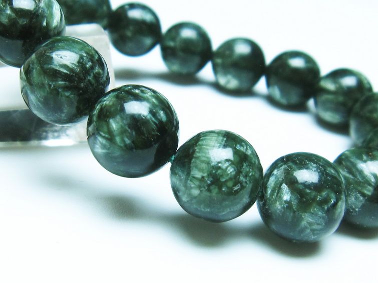 セラフィナイト ブレスレット 12mm 一点物 111-35922