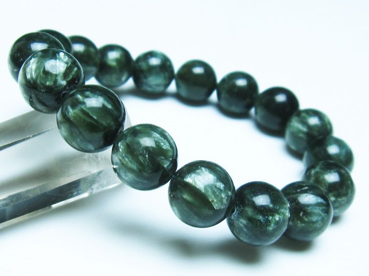 セラフィナイト ブレスレット 12mm 一点物 111-35925