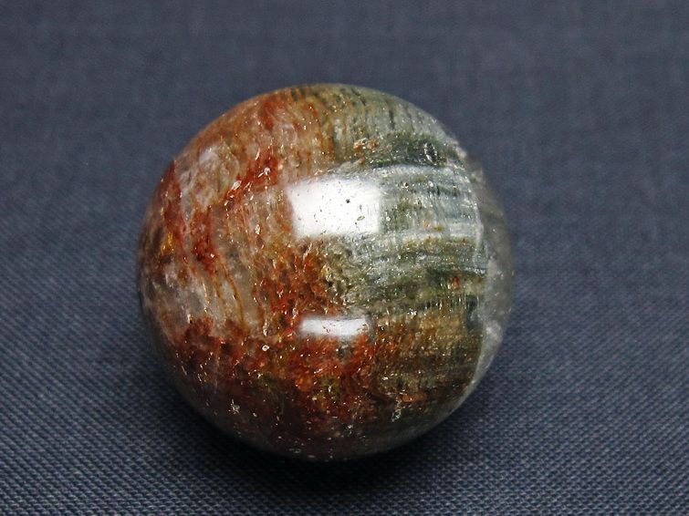 レッドファントム 丸玉 ガーデンクォーツ 28mm 一点物 141-6184